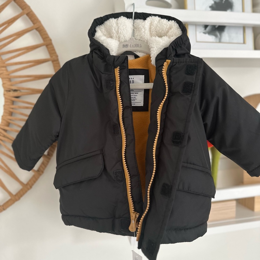 Gap jacket, brand new, 0-6mos.